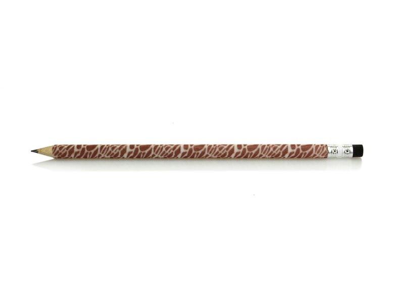 Crayon velours, imprimé girafe
