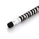 Bleistift mit samtige Oberfläche, Tierhoutmuster, Zebra
