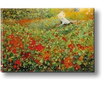 Aimant frigo, Le jardin, Van Looy