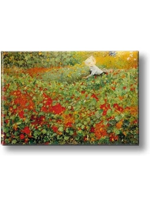 Kühlschrankmagnet, Der Garten, Van Looy