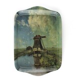 Mini dienblad , 21 x 14 cm, Molen in de maand juli, Gabriël