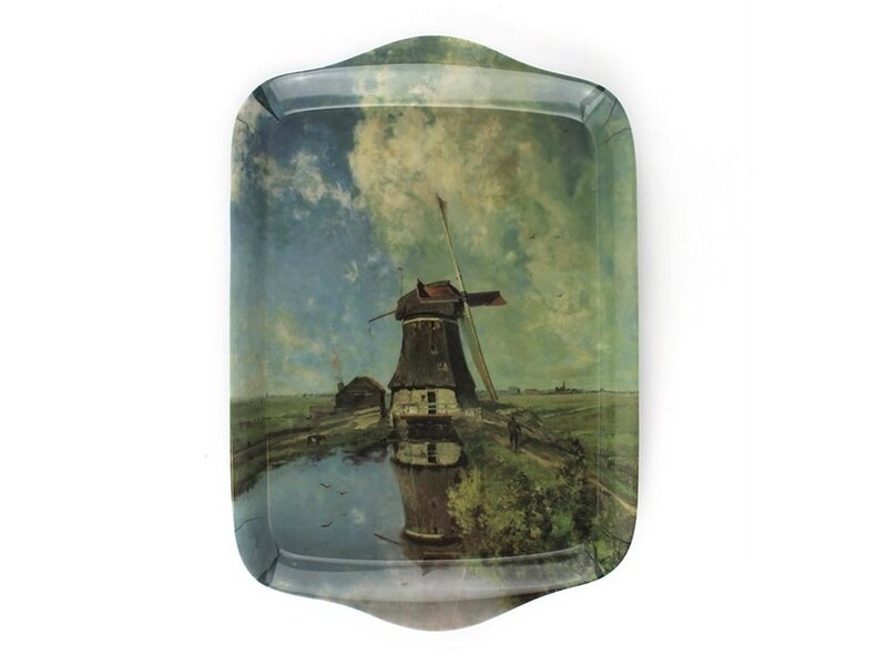 Mini plateau, 21 x 14 cm, Moulin au mois de juillet, Gabriel