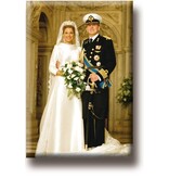 Kühlschrankmagnet, König Willem-Alexander und Königin Máxima
