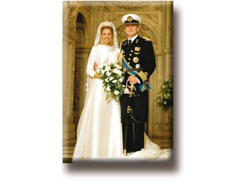 Kühlschrankmagnet, König Willem-Alexander und Königin Máxima