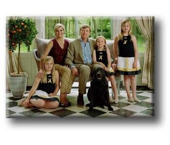 Imán de nevera, familia real