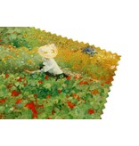 Essui-verres, 15 x 15 cm, Le jardin, Van Looy