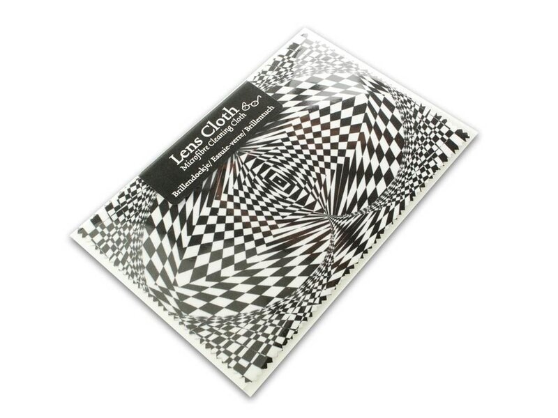 Lens cloth, 10 x 15 cm, Optical illusion