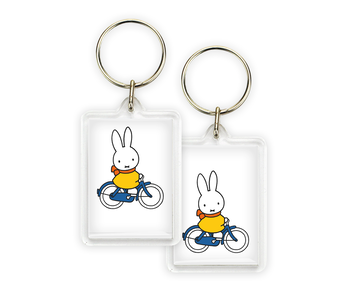 Schlüsselbund, Miffy auf dem Fahrrad
