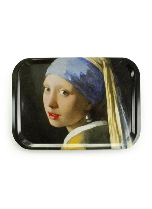 Bandeja laminada grande, Vermeer, Niña con Arete de Perlas
