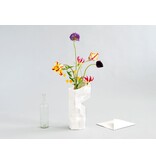 Vase en papier, maisons du canal d'Amsterdam