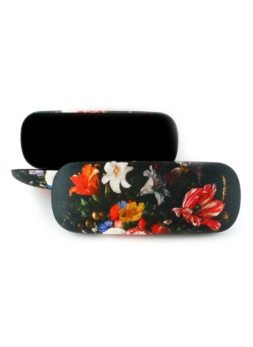 Etui à lunettes, Nature morte aux fleurs, De Heem