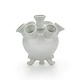 Vase tulipe blanche, rond, 14 cm