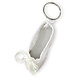 Keyring, Ballerina Shoe, White
