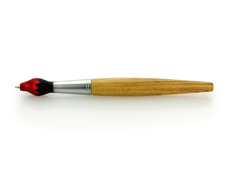 Pinsel Kugelschreiber, rote Spitze