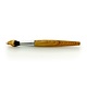 Brush ballpoint pen,  gold tip