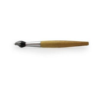 Stylo à bille pinceau, pointe argentée