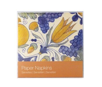 Paper Napkins, Tulip Tile Polychrome