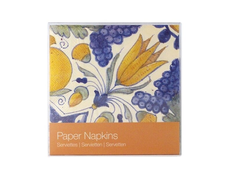 Paper Napkins, Tulip Tile Polychrome