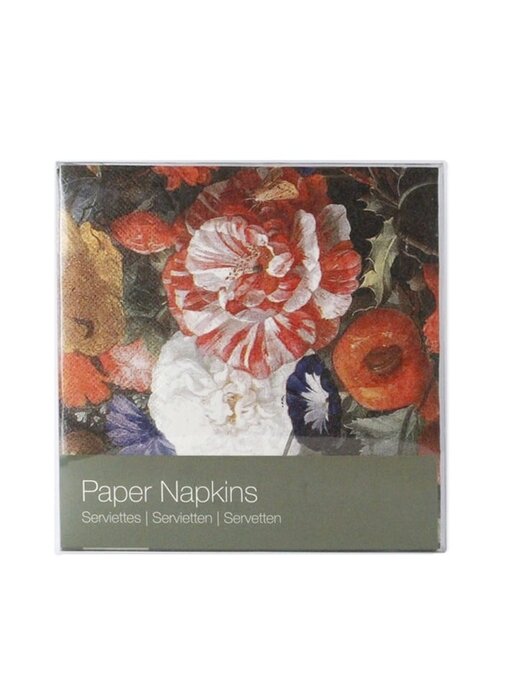 Papierservietten, Blumenstillleben, De Heem