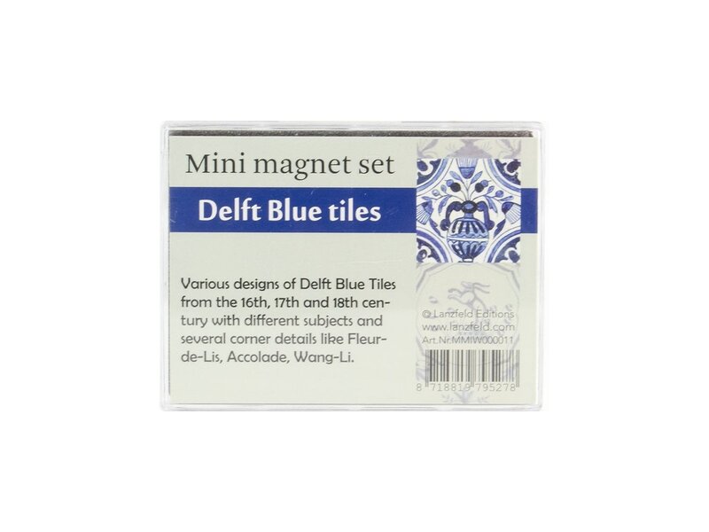 Mini Magneten Set, Delfts Blauwe tegels