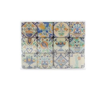 Mini Magnete Set, Delft Polychrome Fliesen