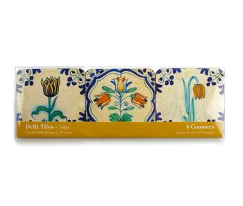 Untersetzer, Delfter polychrome Fliesen Tulpen (Polychrom)