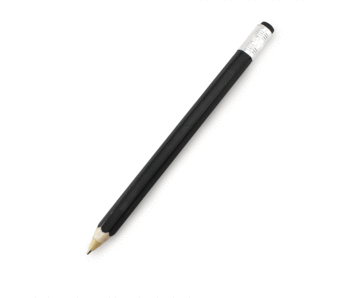 Stylo à bille en bois, noir