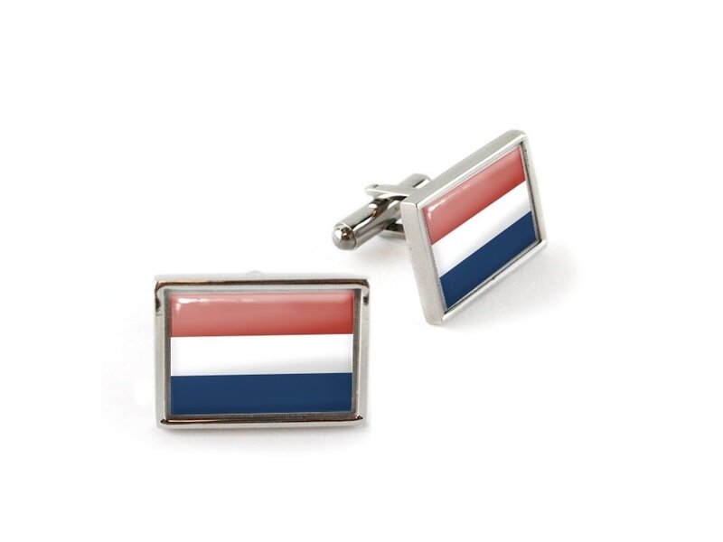 Boutons de manchette, drapeau Pays-Bas