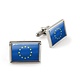 Boutons de manchette, drapeau Europe