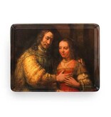 Plateau midi (27 x 20 cm), épouse juive, Rembrandt