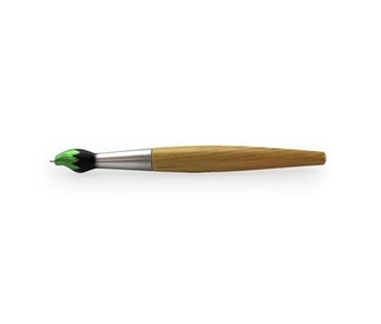 Brush ballpoint pen,   green tip