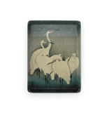 Plateau, 27 x 20 cm, Aigrettes, Koson,