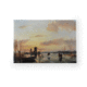 Fridge magnet, Winter landscape 1847, Shelf wood