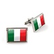Cufflinks, Italian flag