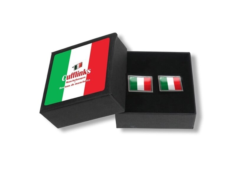 Boutons de manchette, drapeau Italie