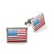 Boutons de manchette, drapeau américain