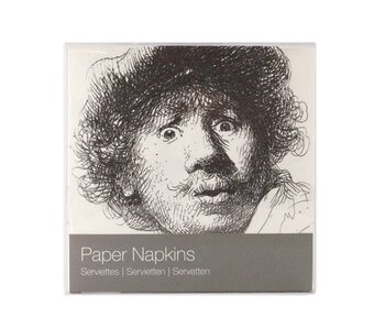 Paper Napkins, Curious face, Rembrandt