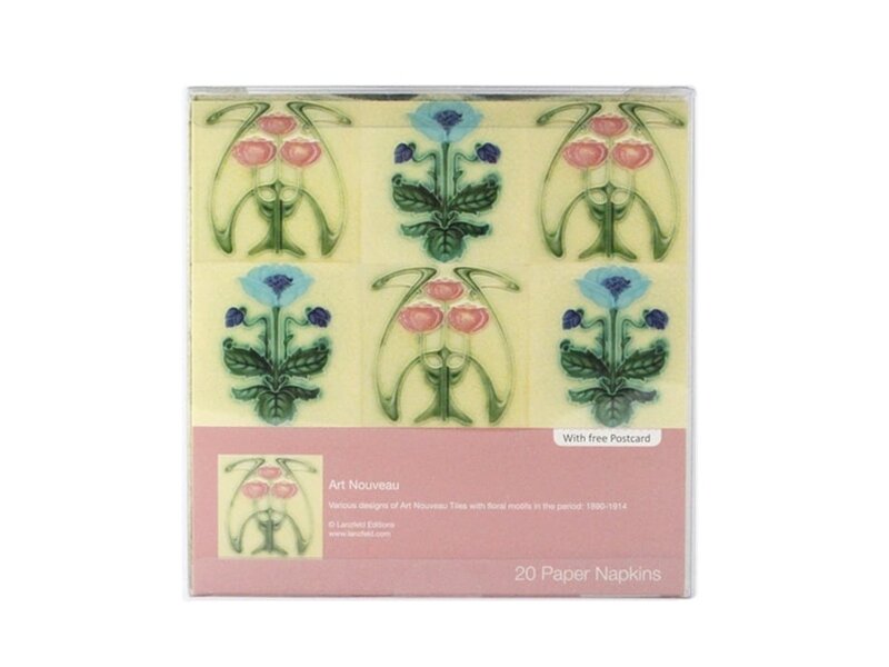 Papierservietten, Jugendstil