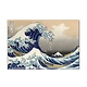 Kühlschrankmagnet, die große Welle vor Kanagawa, Hokusai