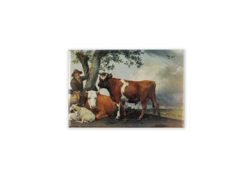 Aimant pour réfrigérateur, Le Taureau, Potter