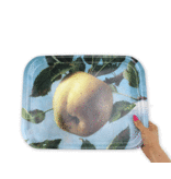 Dienblad Laminaat groot,  Pyke Koch, Stilleven met appel