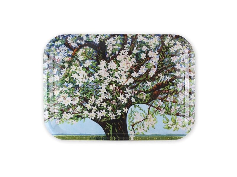 Tablett Laminat groß, Charley Toorop, Beemster, blühender Baum
