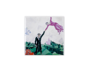 Kühlschrankmagnet, Promenade, Chagall