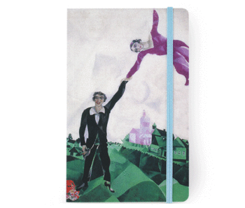 Softcover-Notizbuch A6, Promenade, Chagall