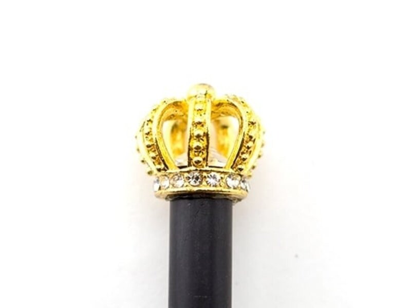 Zwart potlood, met gouden Konings kroon