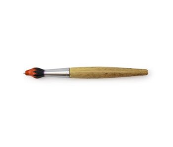 Pinsel Kugelschreiber, orange Spitze