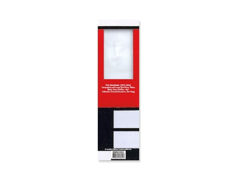 Marque-page avec loupe, Mondrian