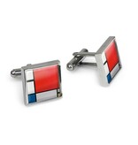 Manschettenknöpfe, Zusammensetzung, Piet Mondriaan