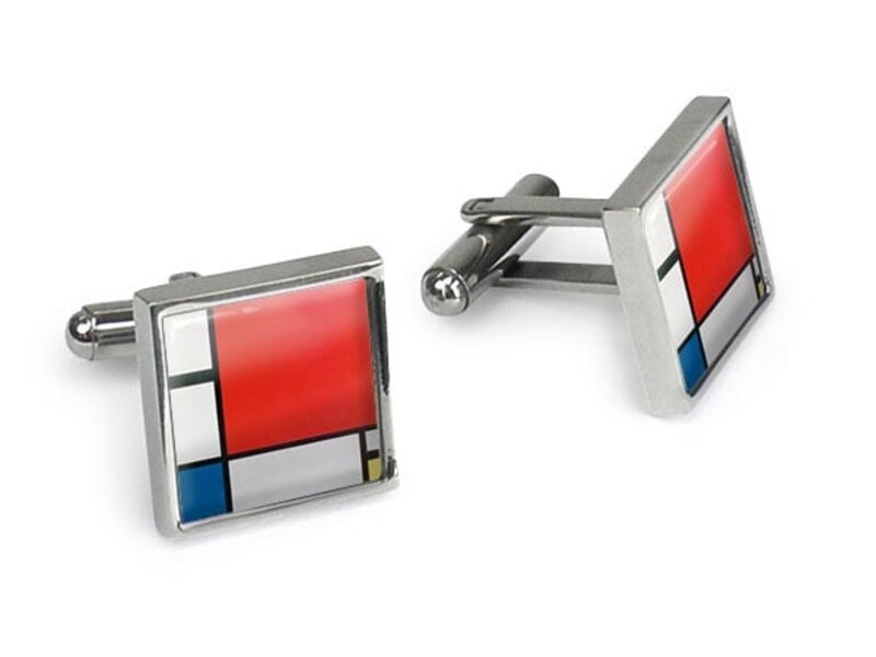 Manschettenknöpfe, Zusammensetzung, Piet Mondriaan