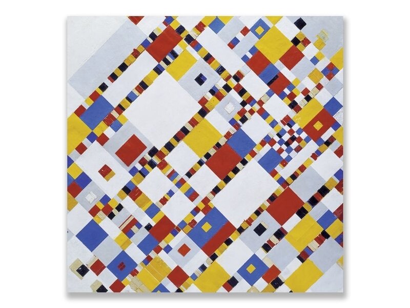 Postkarte, Sieg Boogie Woogie, Mondrian